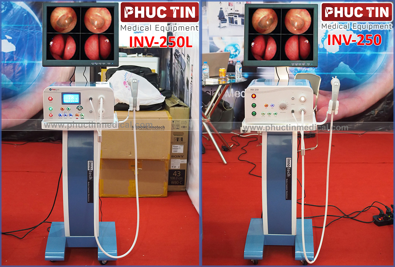 Máy soi tai mũi họng INV-250 và INV-250L - Medone Innotech Hàn Quốc. Phân phối độc quyền bởi Phúc Tín Medical.